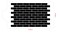 Brick Wall Cake Stencil Side | C1090 by Designer Stencils | Cake Decorating Tools | Baking Stencils for Royal Icing, Airbrush, Dusting Powder | Reusable Plastic Food Grade Stencil | Easy to Use
